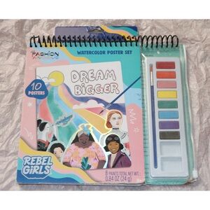Fashion Angels Rebel Girls Waterfolor Book Poster Set